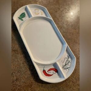 Boston Warehouse Ceramic Tray Herb & Spice Designs